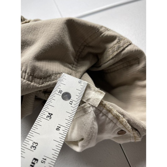 Vintage Levis 709 Corduroy Pants Women’s 24 Brown Scovill Cords White Tab 80s - Picture 5 of 10